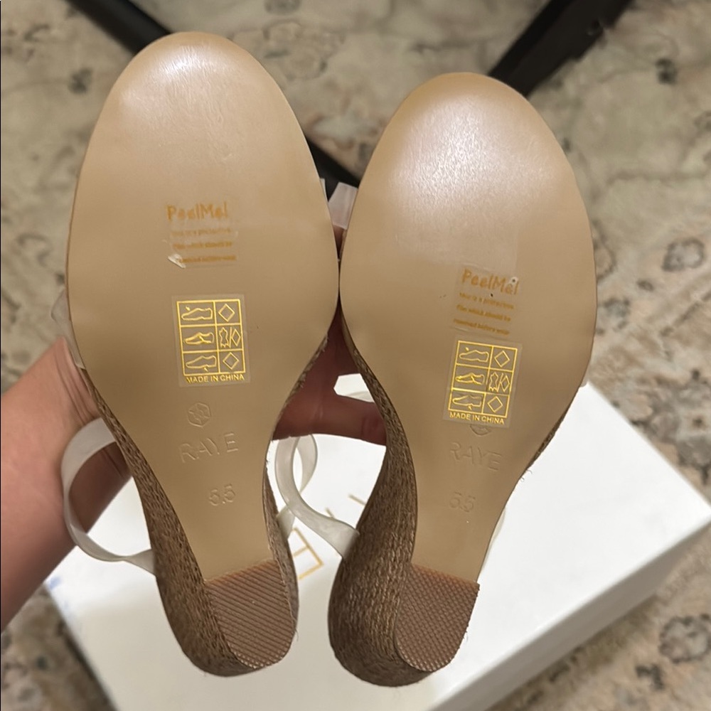 RAYE Tidal Tan Wedge Sandals - Picture 10 of 10